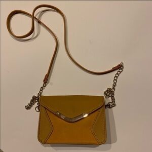 Poverty Flats by Rain Mustard Crossbody Bag